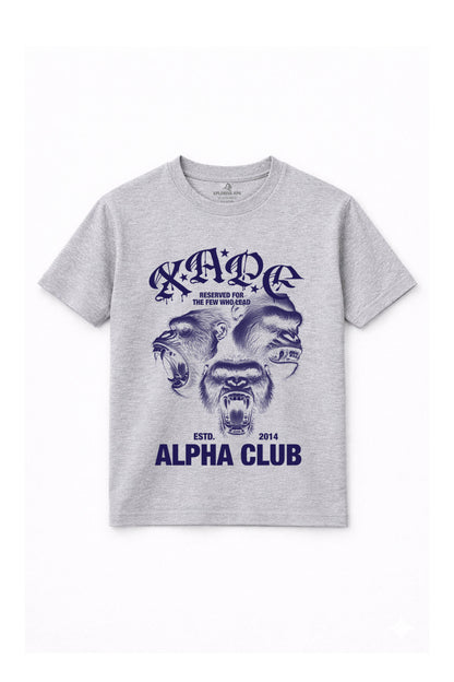 XAPE Alpha Club Reserved Tee - Sports Grey