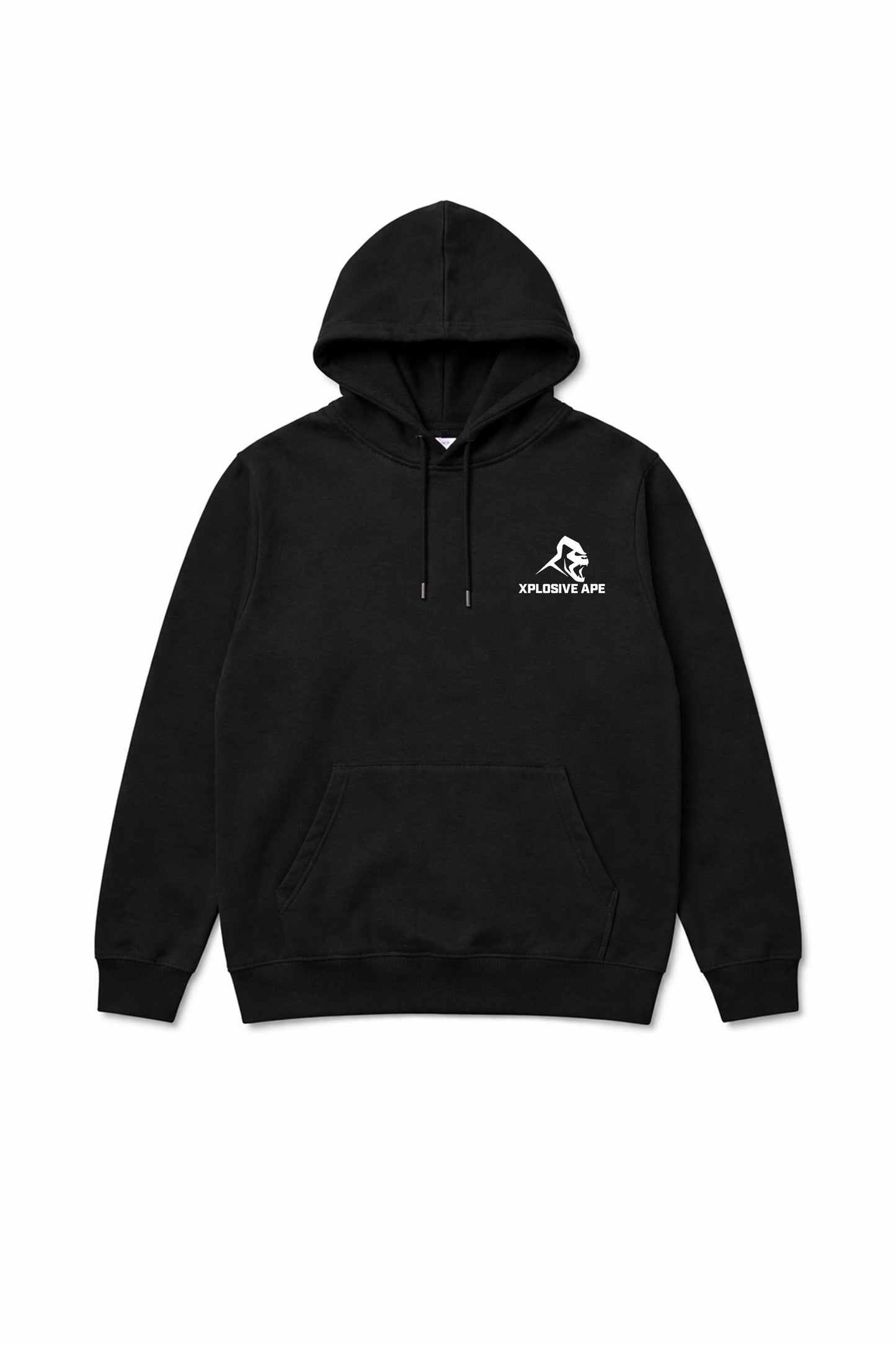 XAPE Ape Smash String Hoodie - Black