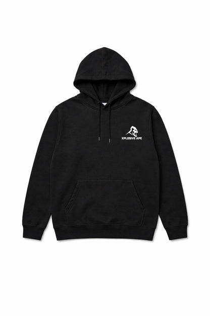 XAPE Ape Smash String Hoodie - Black
