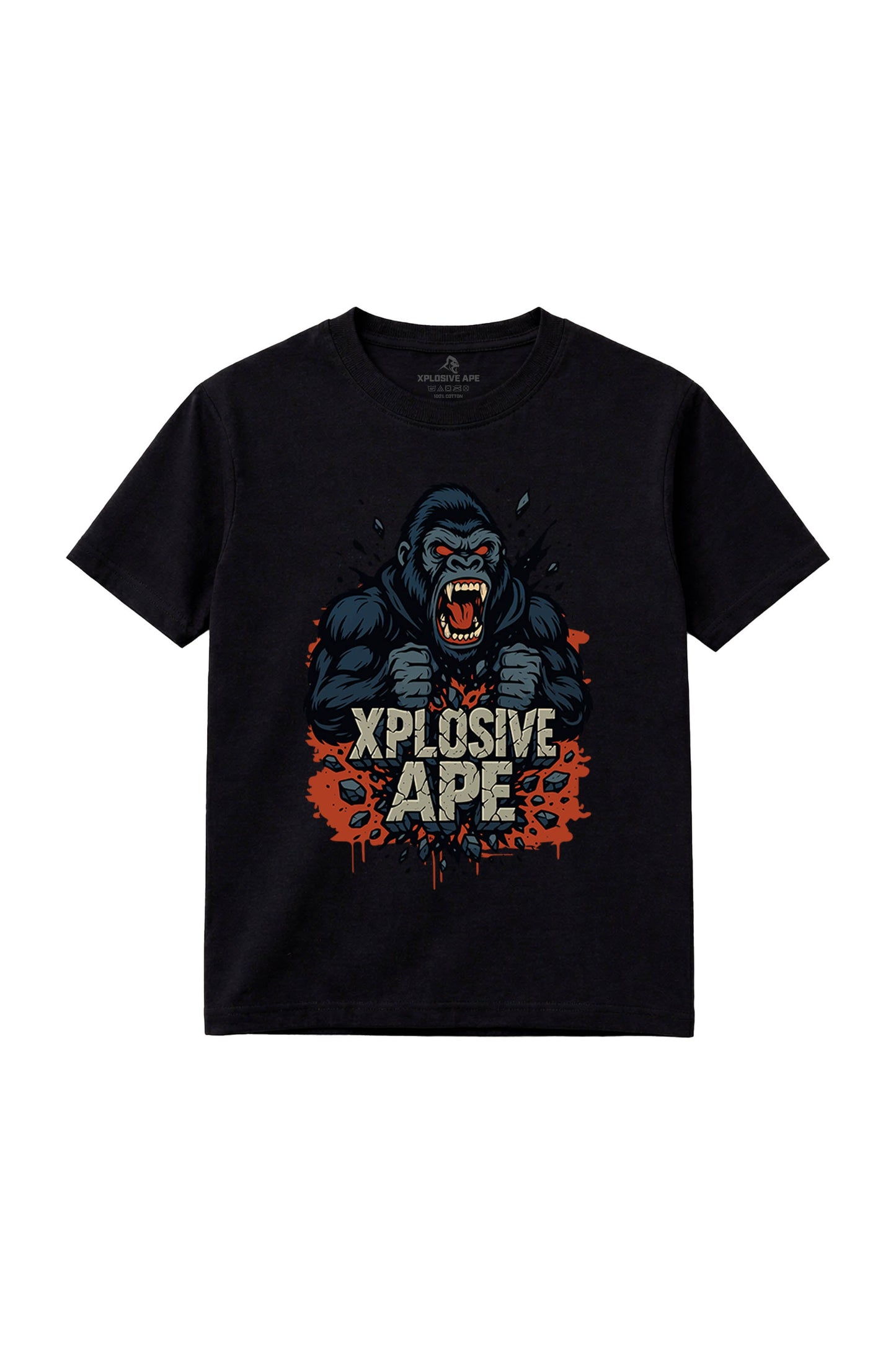 XAPE Ape Smash Tee - Black