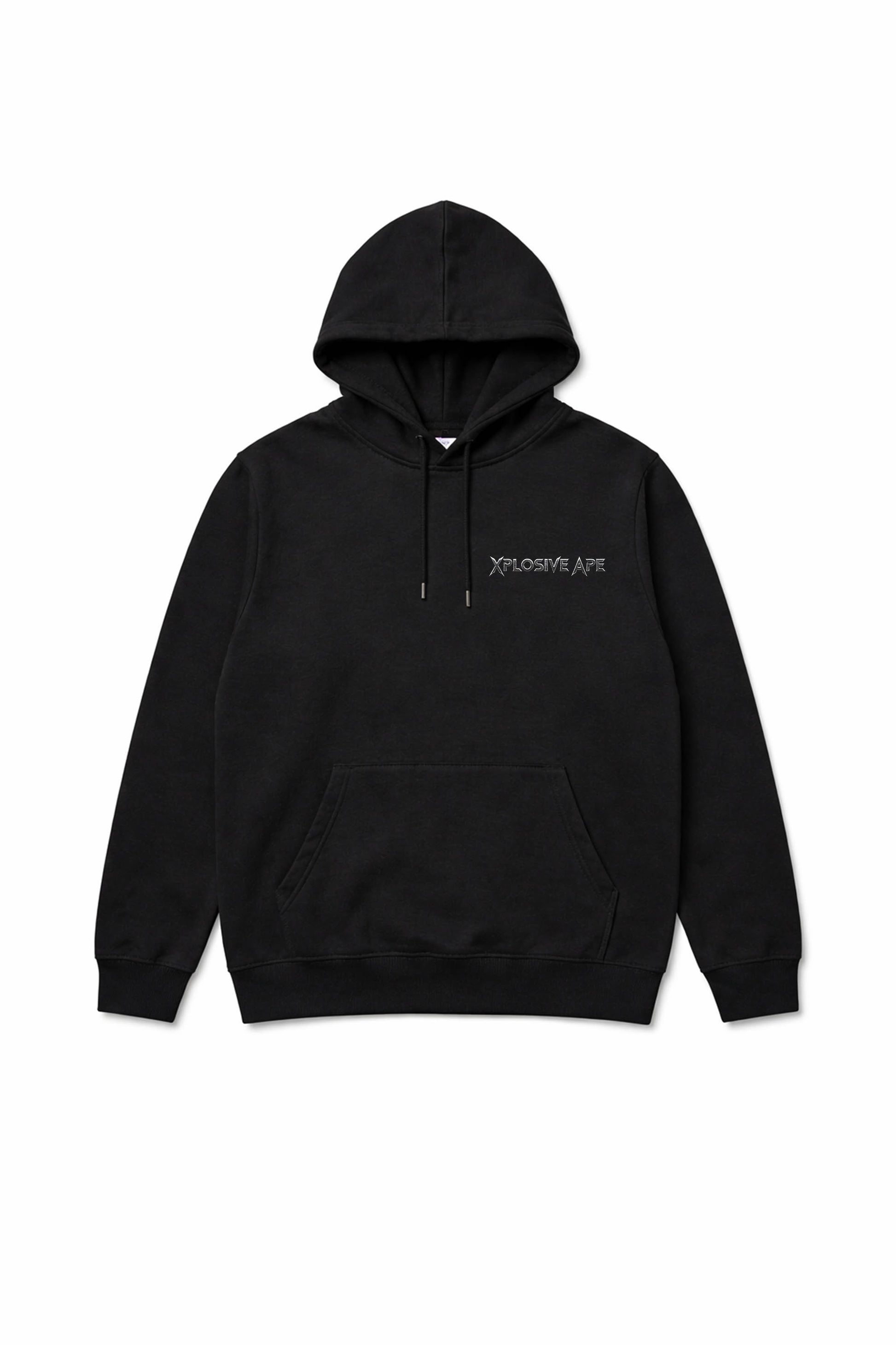 XAPE Apex Core String Hoodie - Black
