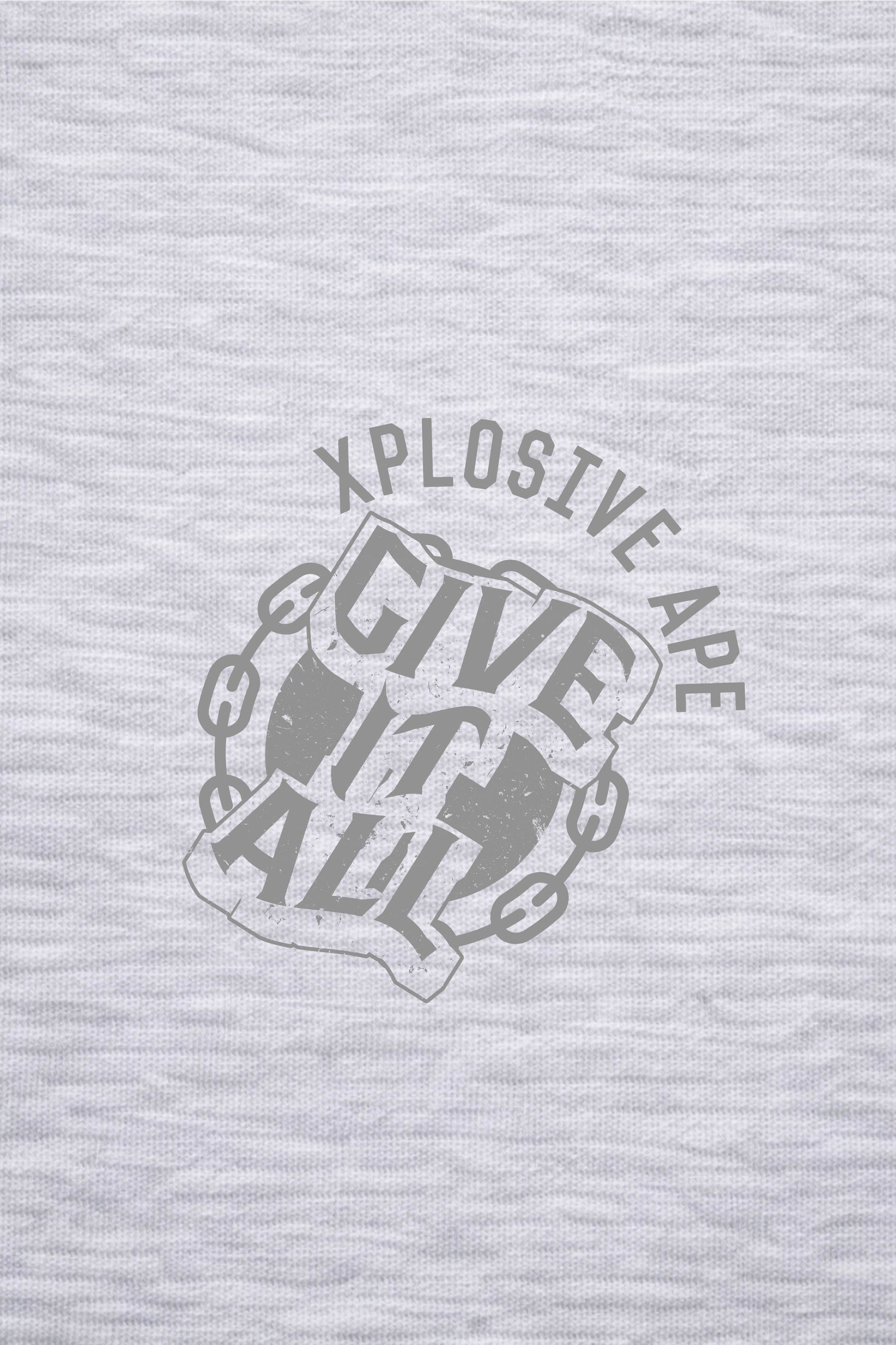 XAPE Ball & Chain Tee - Sports Grey