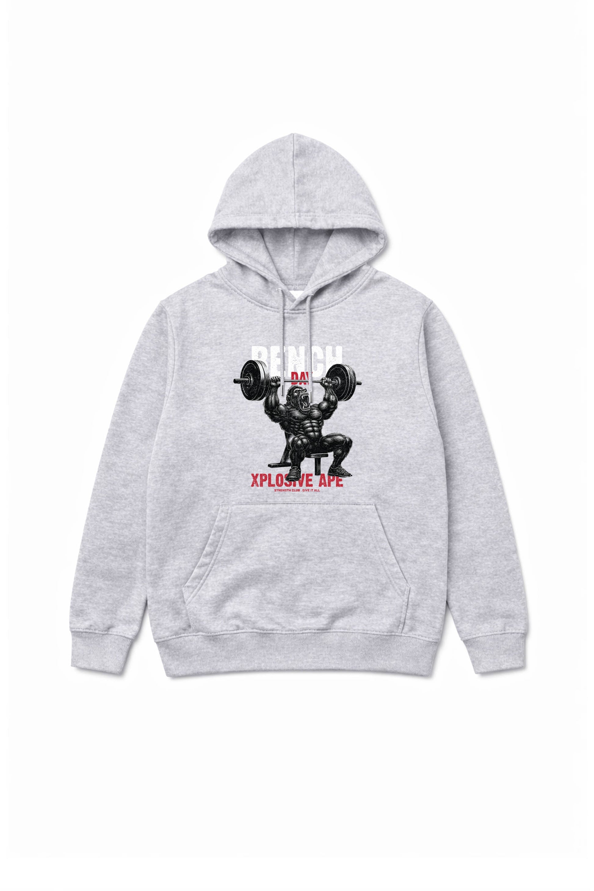 XAPE Bench Day V4 String Hoodie - Sports Grey