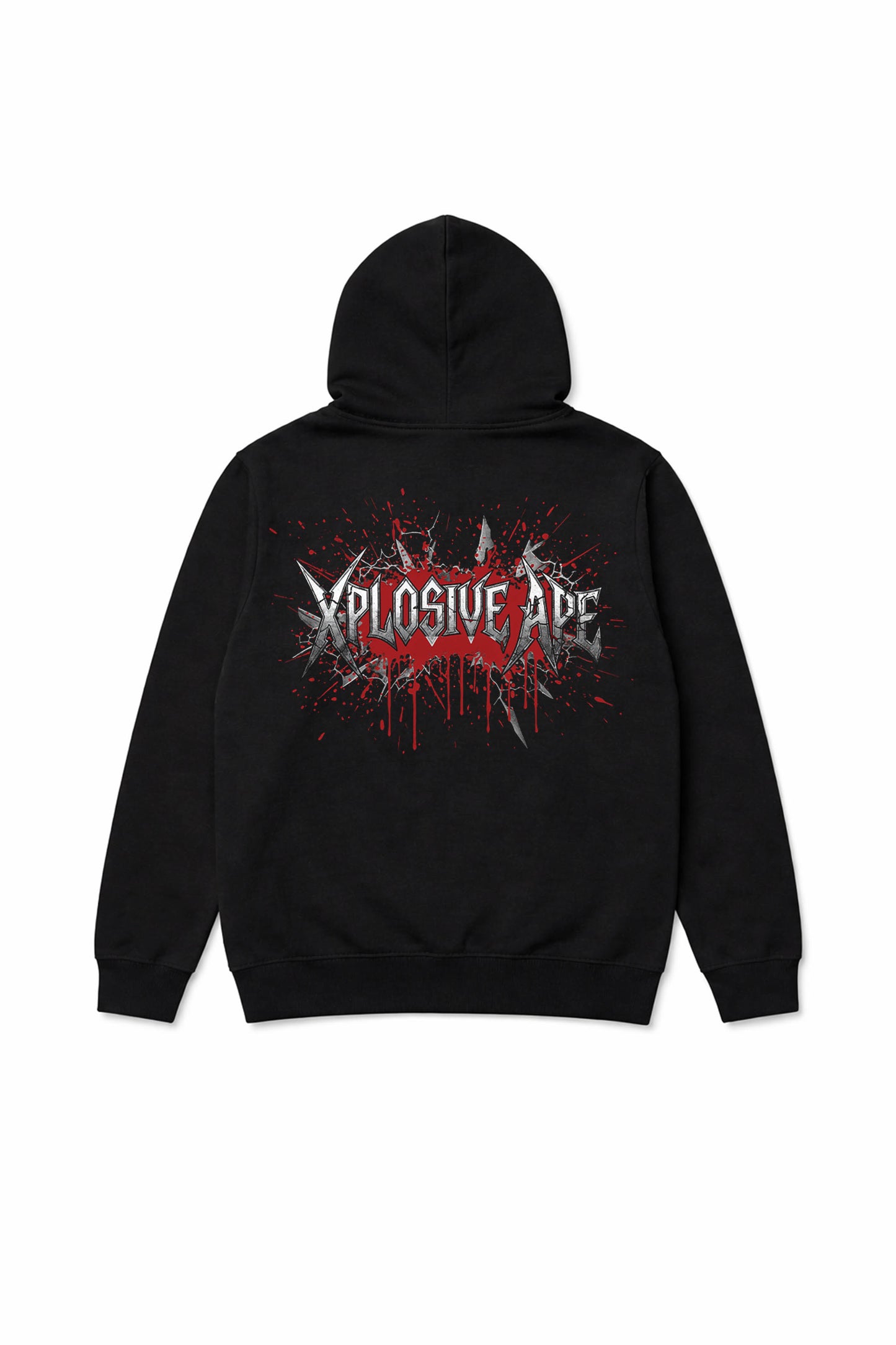 XAPE Bloodchrome String Hoodie - Black