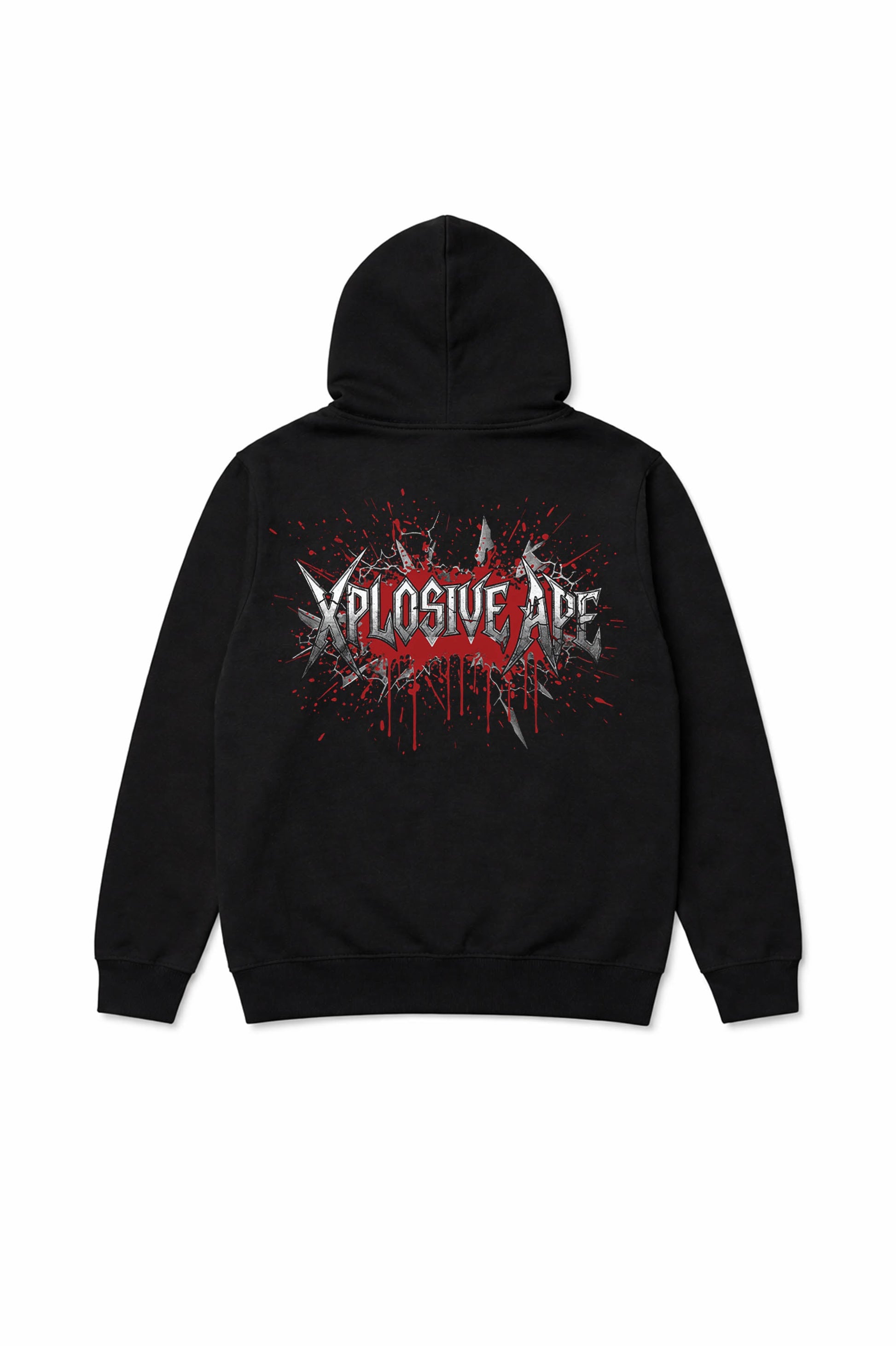 XAPE Bloodchrome String Hoodie - Black