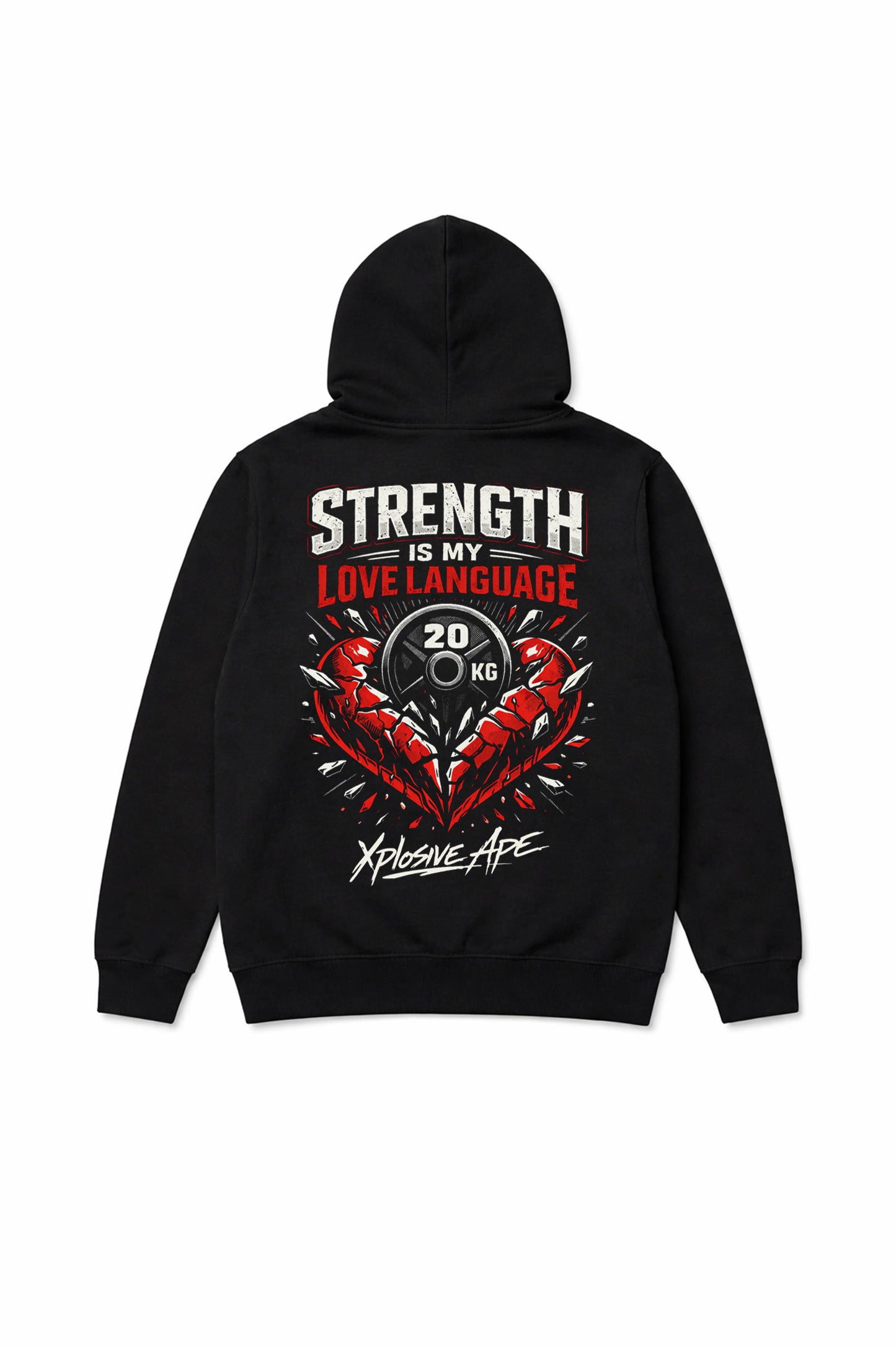 XAPE Broken String Hoodie - Black