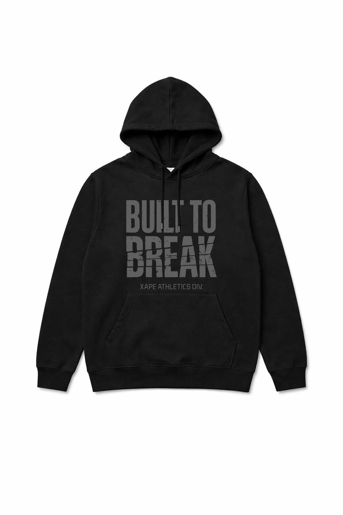 XAPE Built To Break String Hoodie - Black