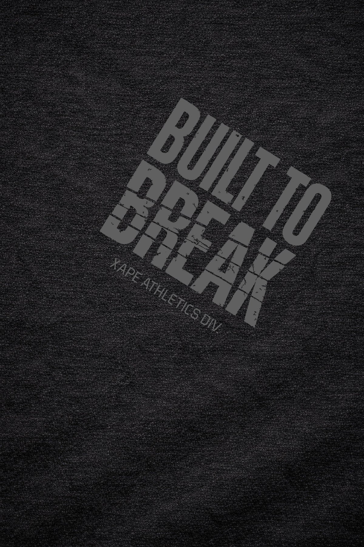 XAPE Built To Break String Hoodie - Black