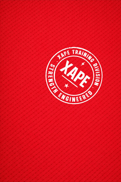 XAPE Classic Badge Logo X Tech Tee - Red