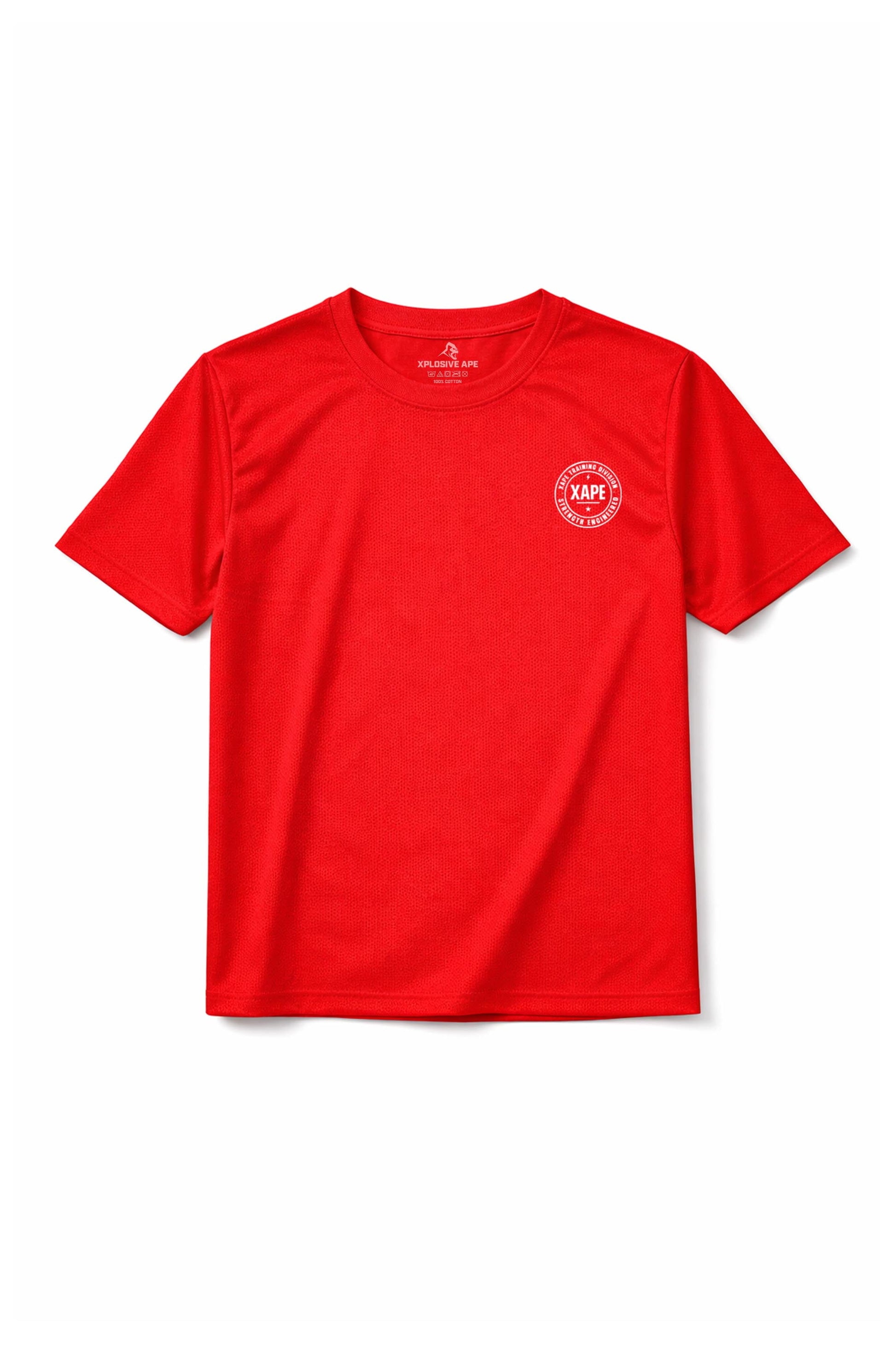 XAPE Classic Badge Logo X Tech Tee - Red