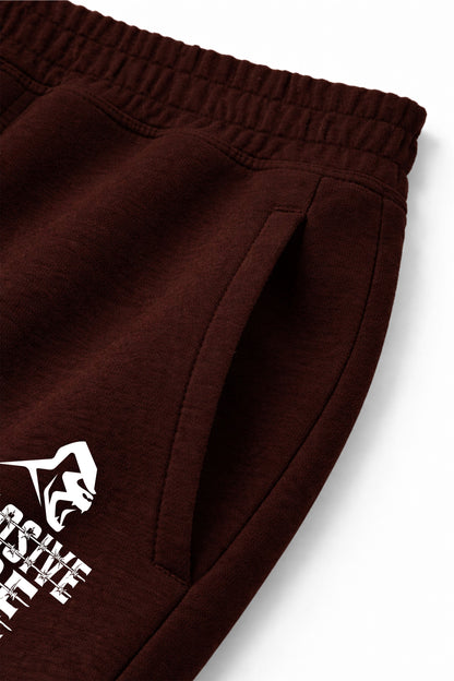 XAPE Classic Barbed Logo Joggers - Chocolate