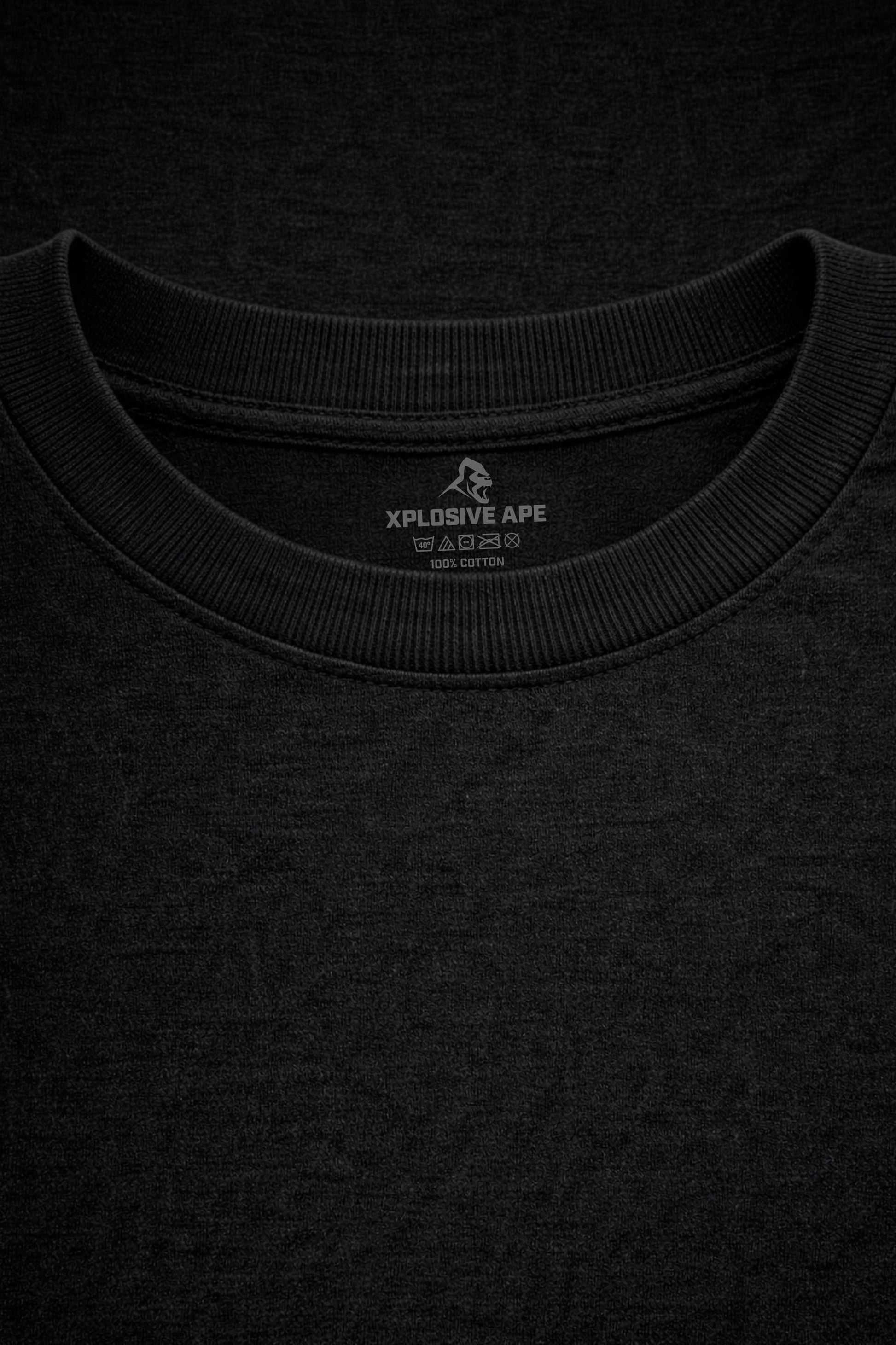 XAPE Classic Barbed Logo Tee - Black