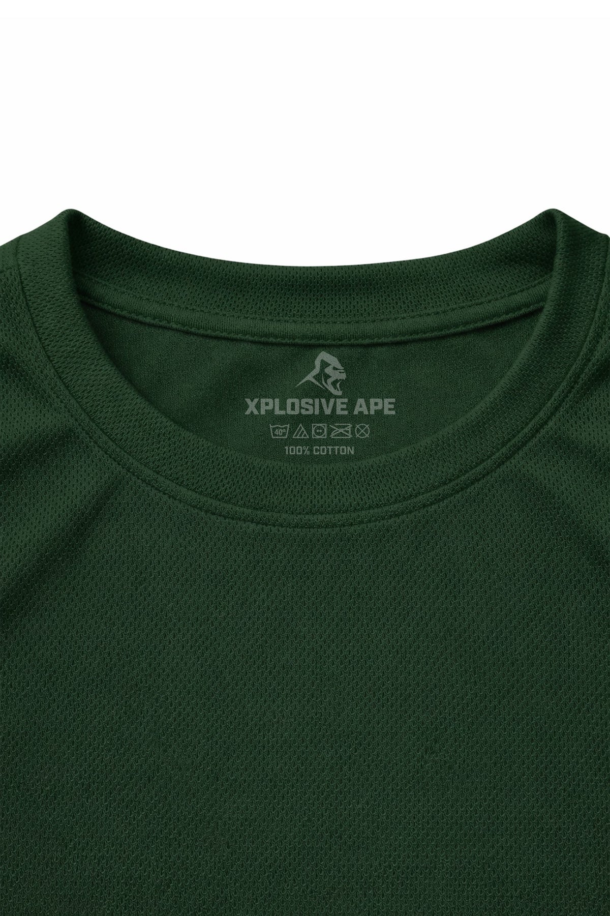 XAPE Classic Brush Script X Tech Tee - Forest Green
