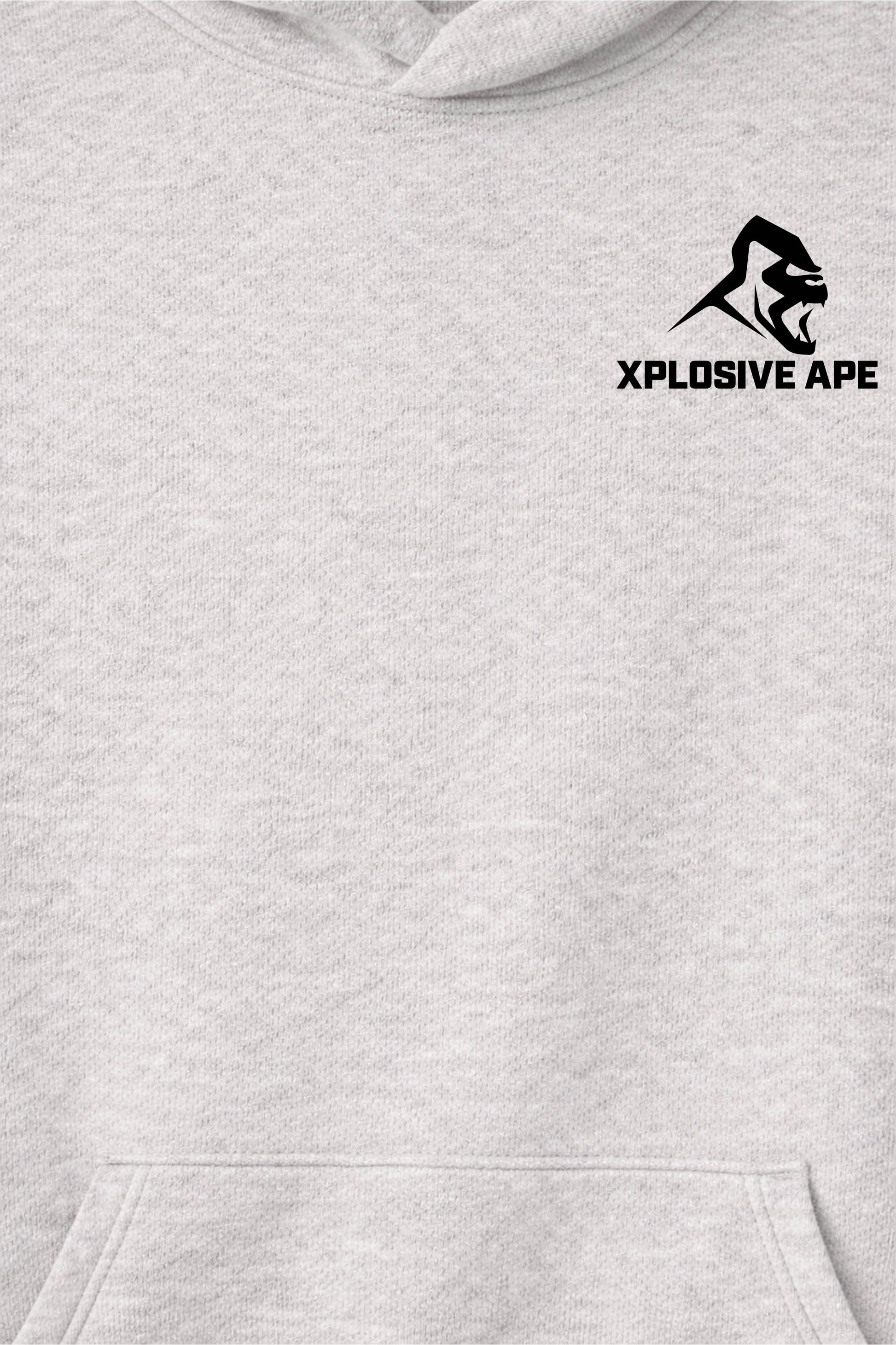 XAPE Classic Raglan Hoodie - Oatmeal Heather/Black