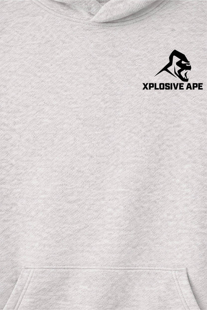 XAPE Classic Raglan Hoodie - Oatmeal Heather/Black