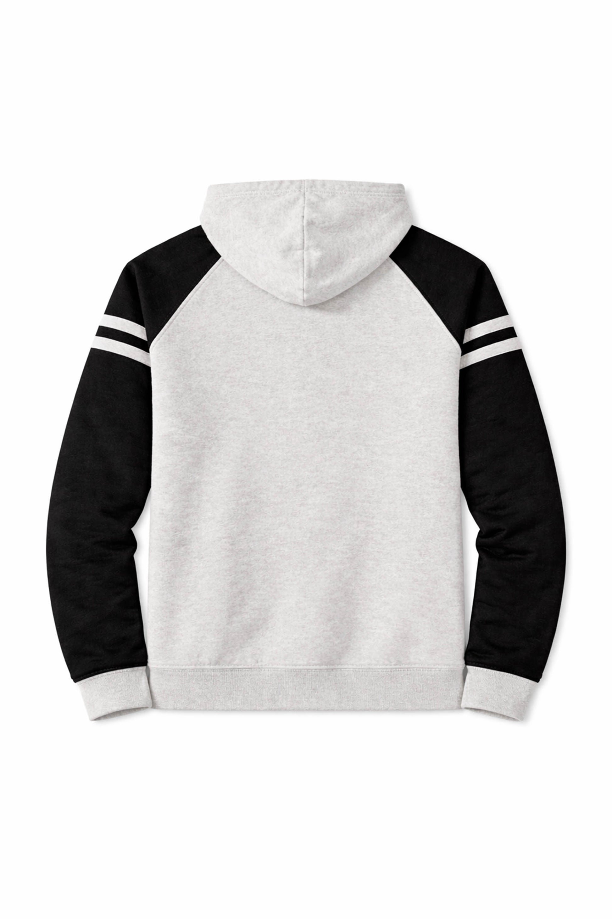 XAPE Classic Raglan Hoodie - Oatmeal Heather/Black