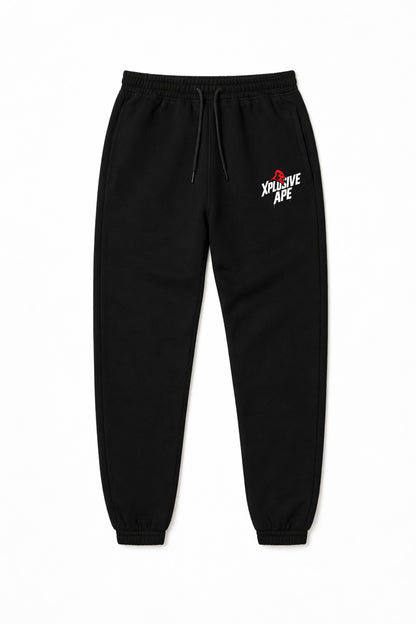 XAPE Classic Stencil Logo Joggers - Black