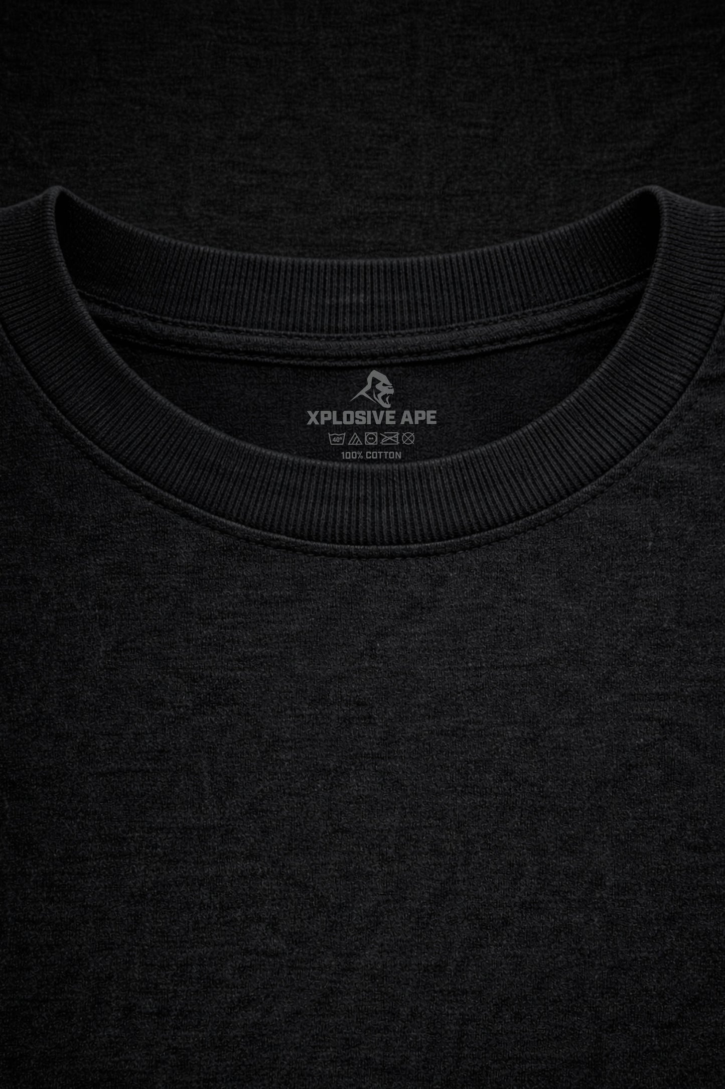 XAPE Classic Stencil Logo Tee - Black