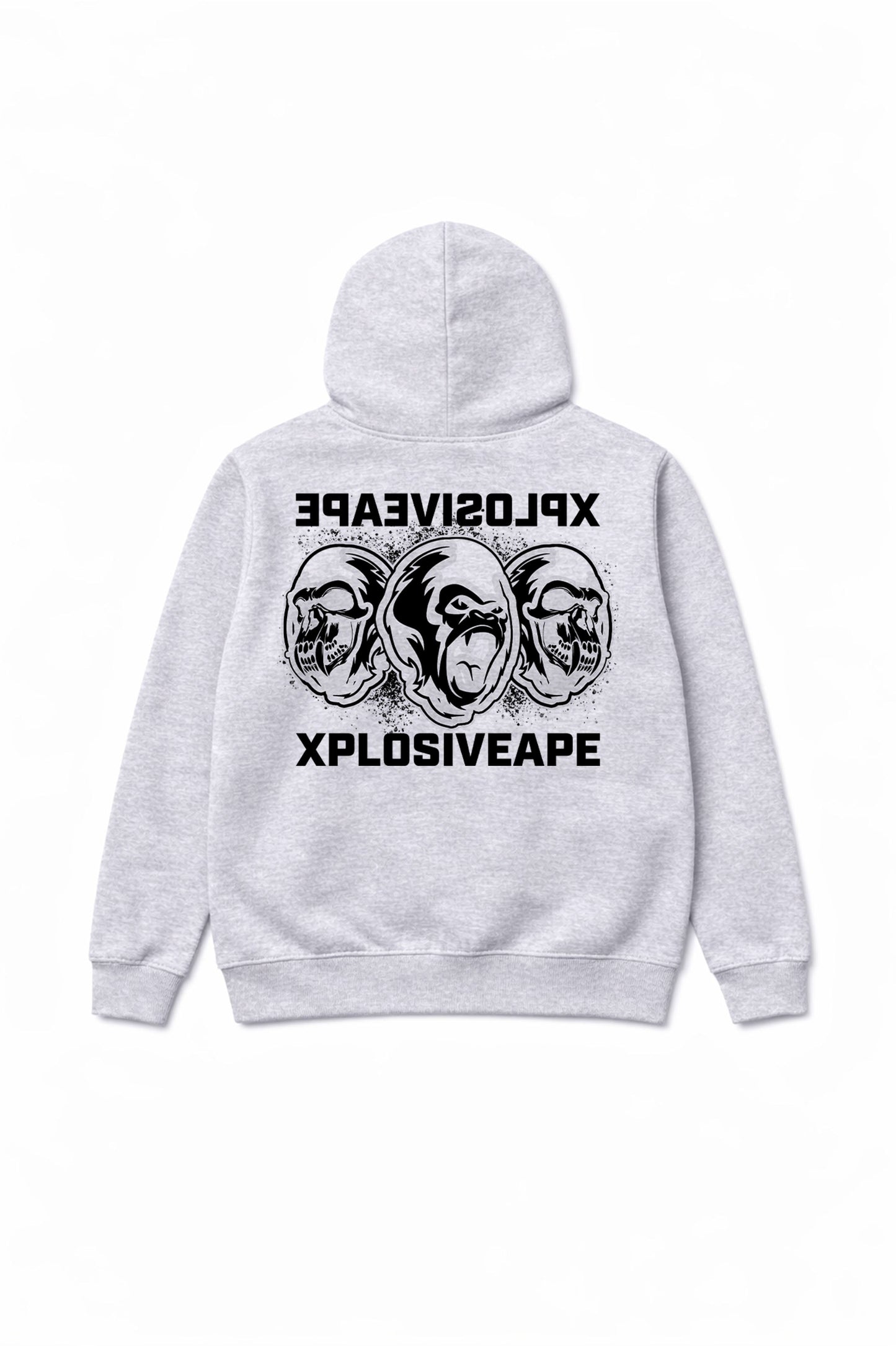 XAPE De-Evolve Hoodie - Heather Grey