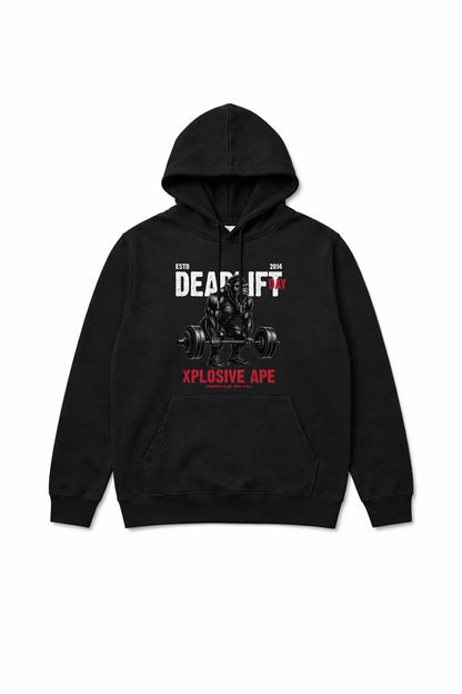 XAPE Deadlift Day V4 String Hoodie - Black