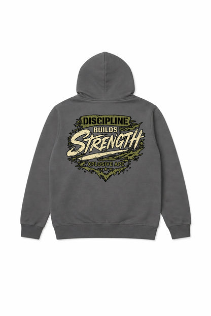 XAPE Discipline Hoodie - Charcoal