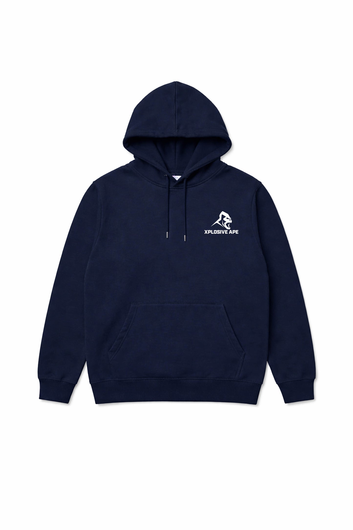 XAPE Don't Talk To Me V2 String Hoodie - Navy