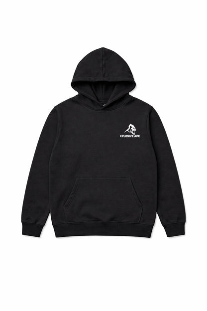 XAPE Dripping Skull Hoodie - Black