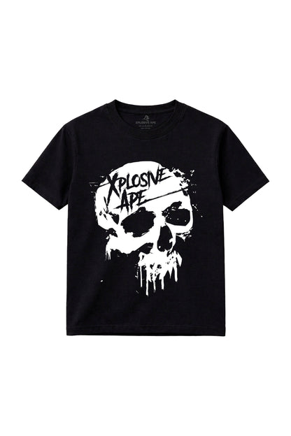 XAPE Dripping Skull Tee - Black