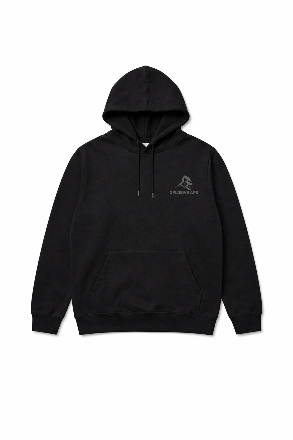 XAPE Earned Not Given String Hoodie - Black