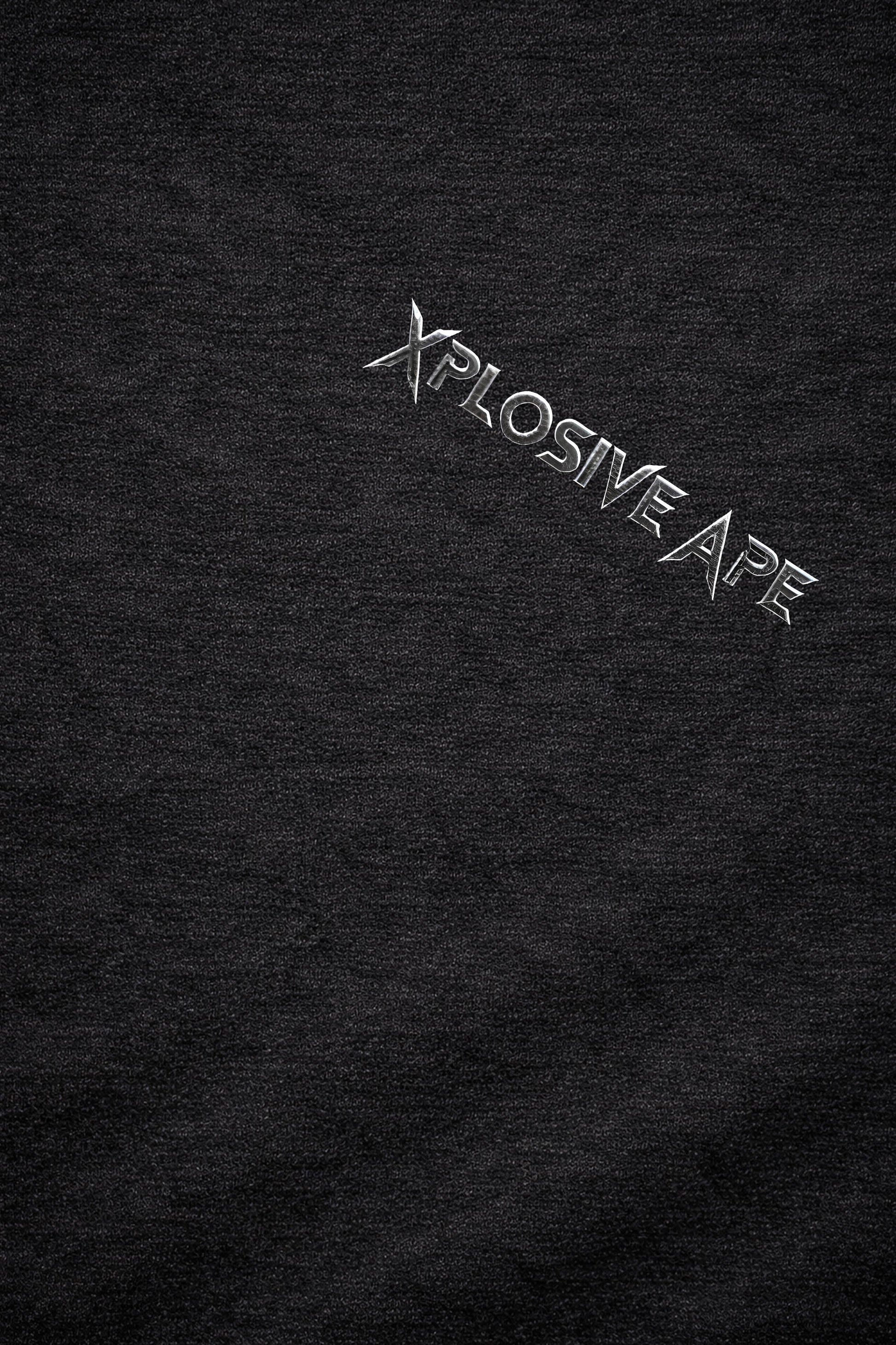 XAPE Electro Seal String Hoodie - Black