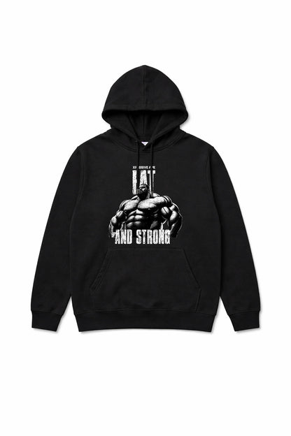 XAPE Fat And Strong V3 String Hoodie - Black