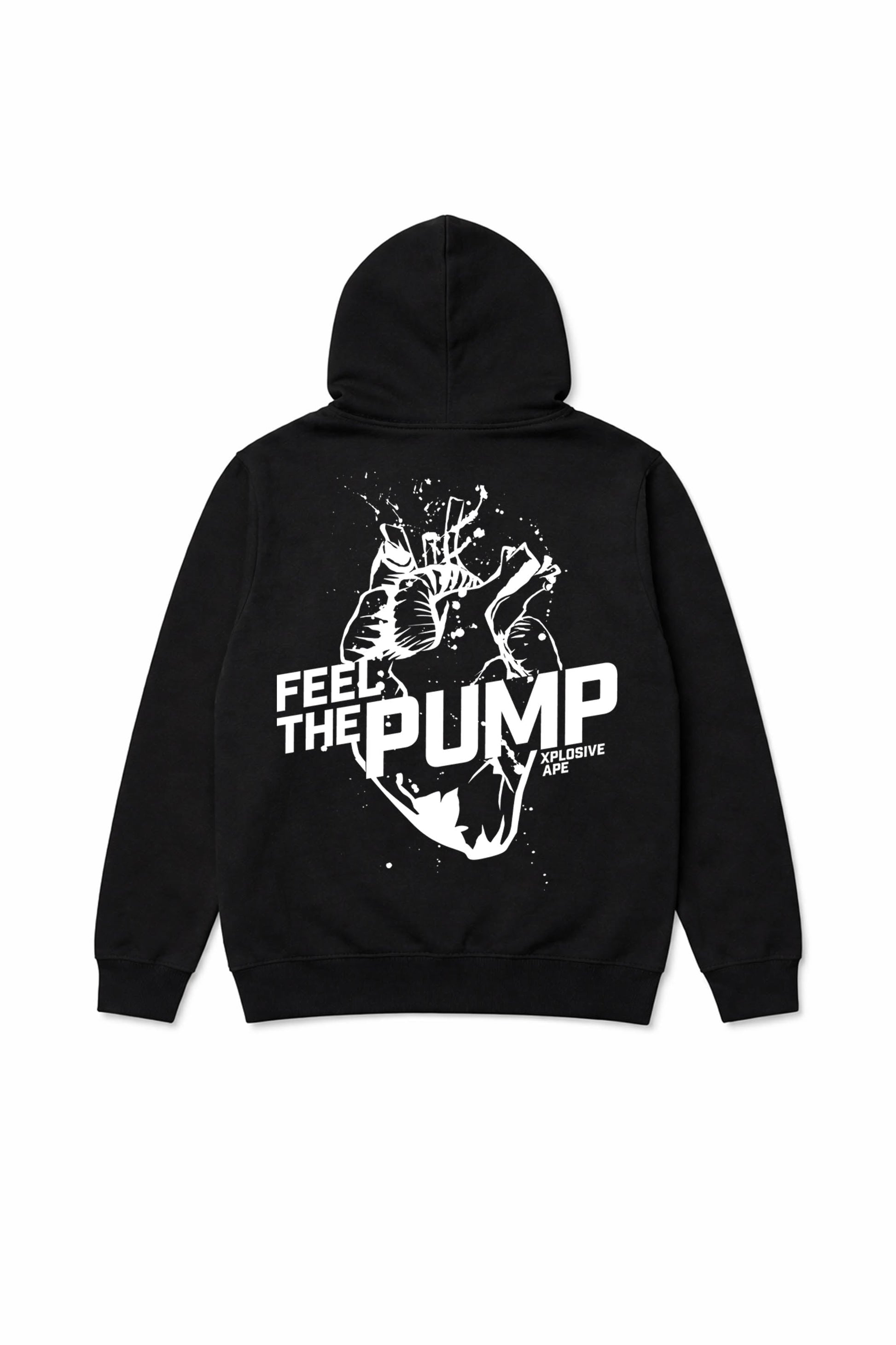 XAPE Feel The Pump Hoodie - Black
