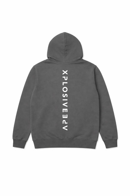 XAPE Futuristic V2 String Hoodie - Charcoal
