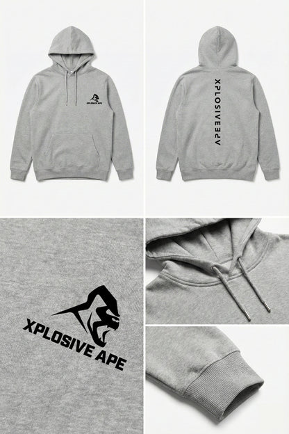 XAPE Futuristic V2 String Hoodie - Sports Grey