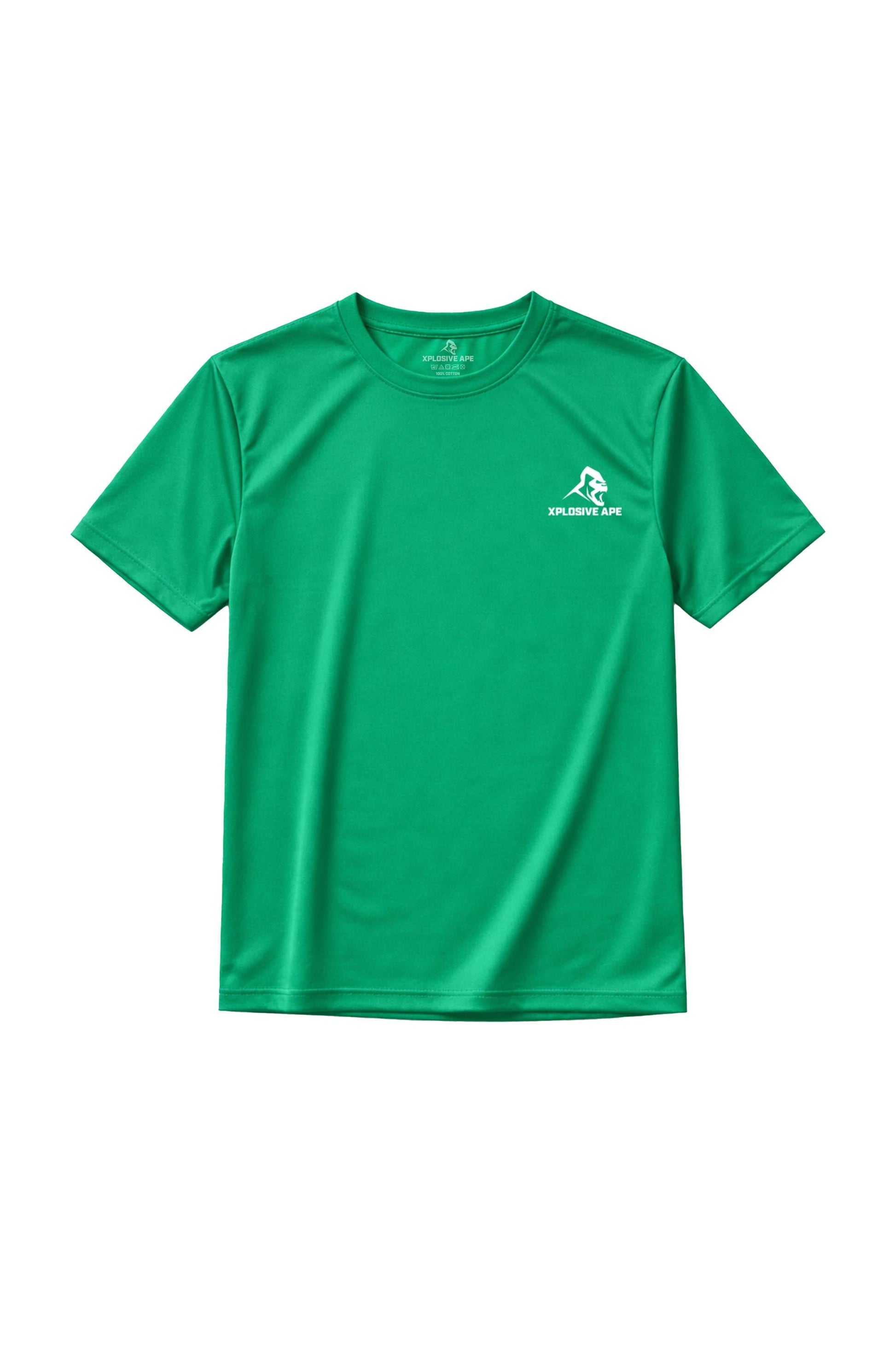 XAPE Garage Strength Tech Tee - Kelly Green
