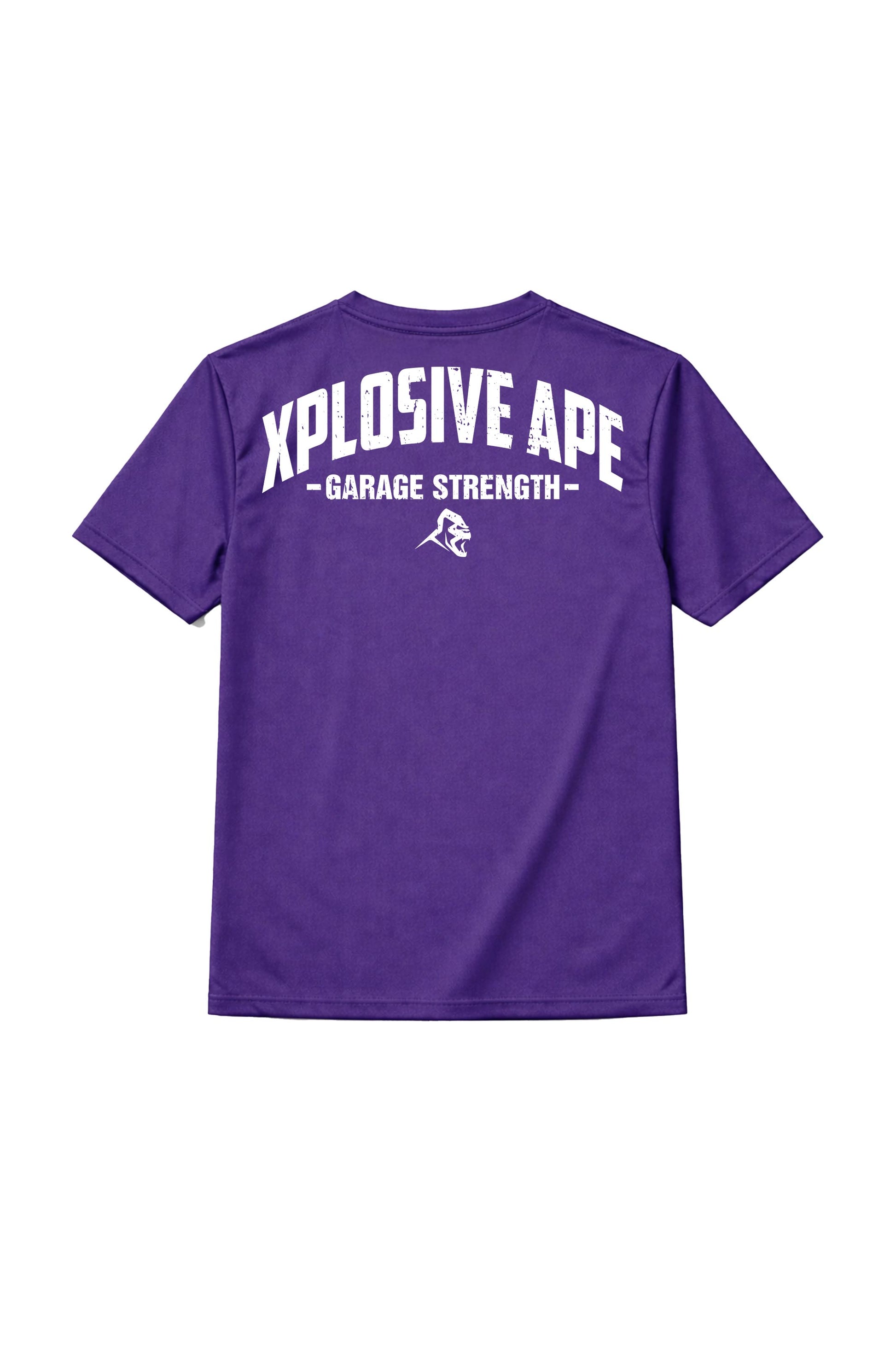 XAPE Garage Strength Tech Tee - Purple