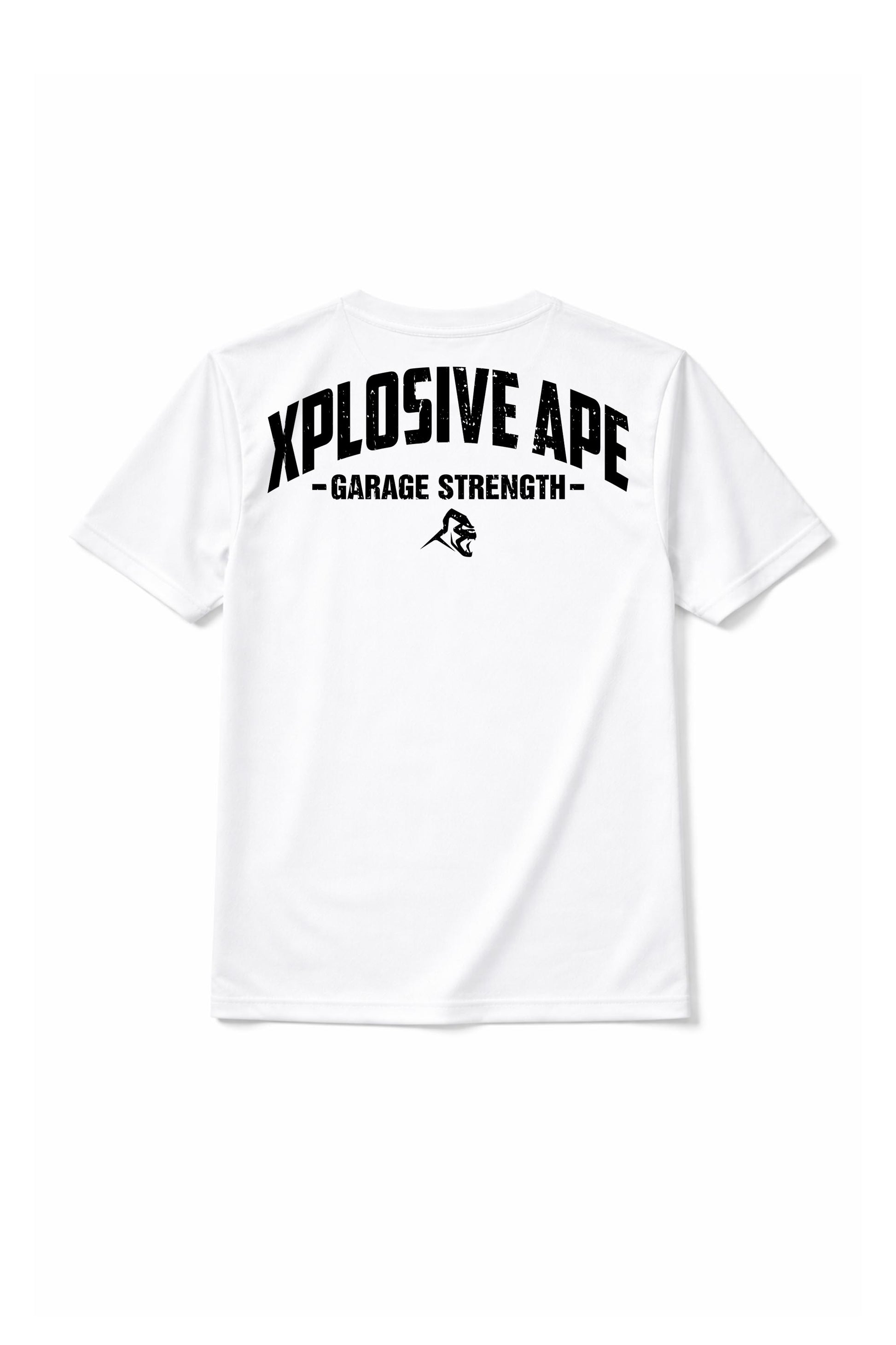 XAPE Garage Strength Tech Tee - White