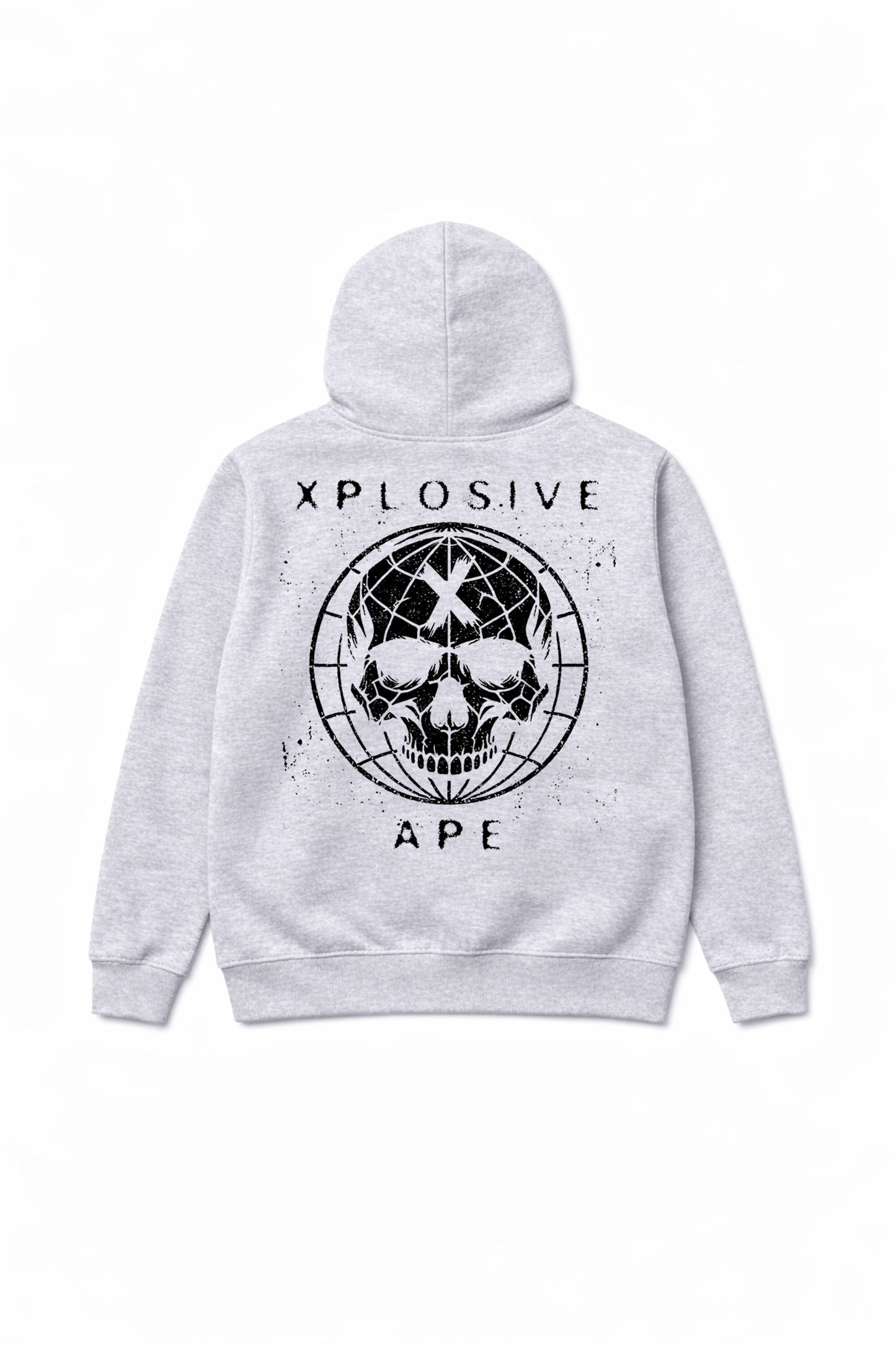 XAPE Global Hoodie - Heather Grey