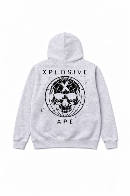 XAPE Global Hoodie - Heather Grey