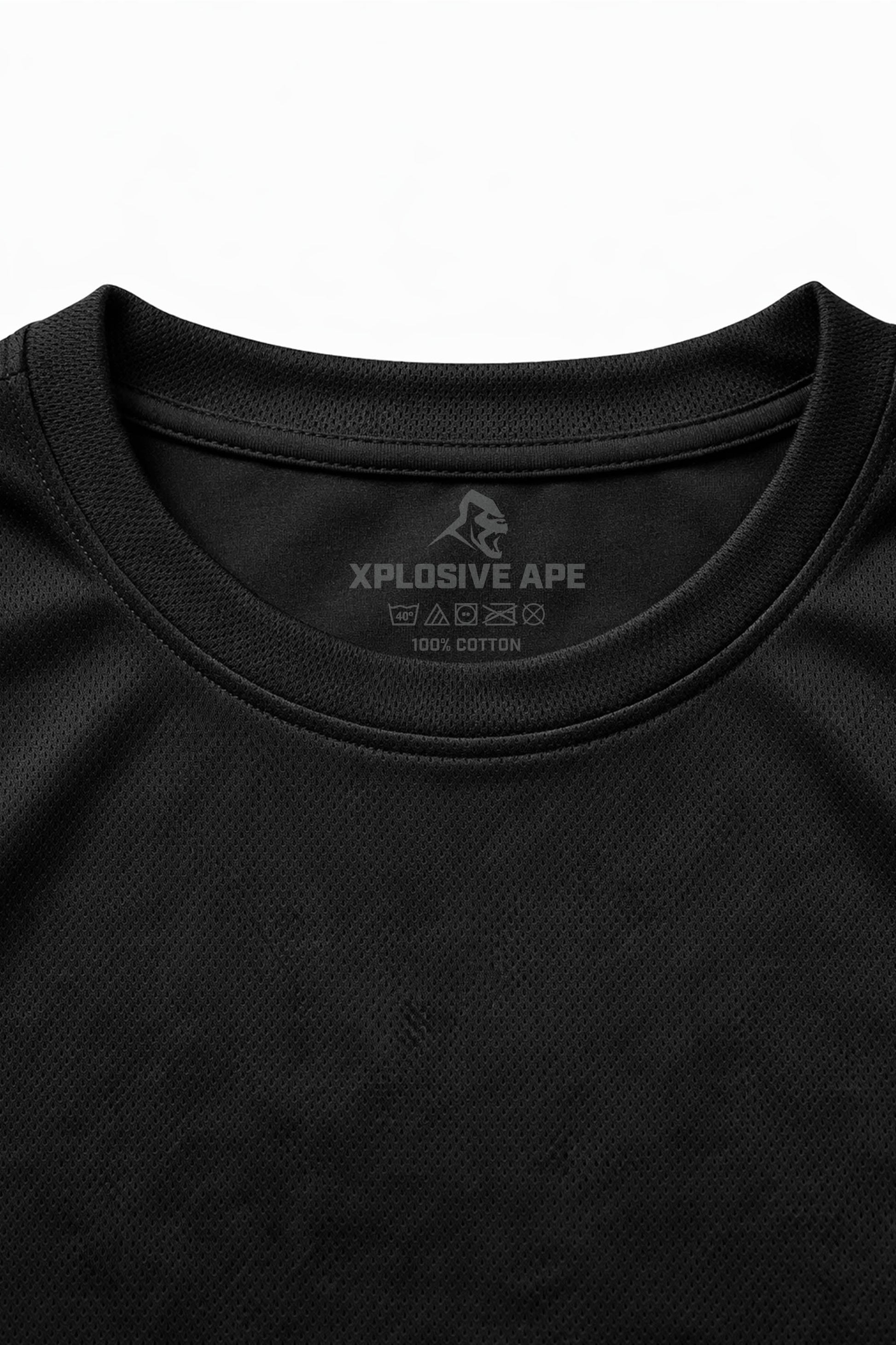 XAPE Graffiti Tech Tee - Black