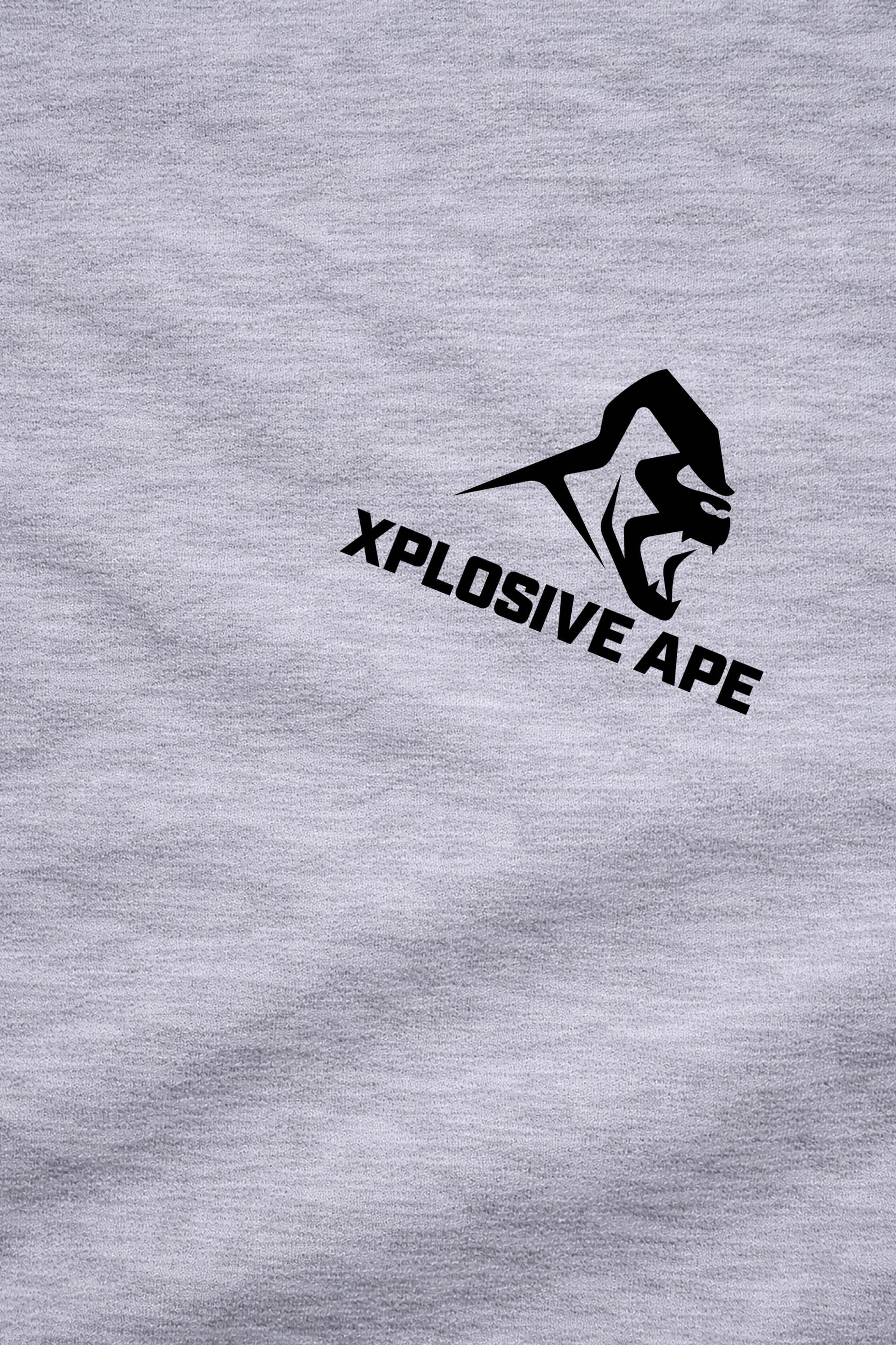 XAPE Graffiti V2 String Hoodie - Sports Grey