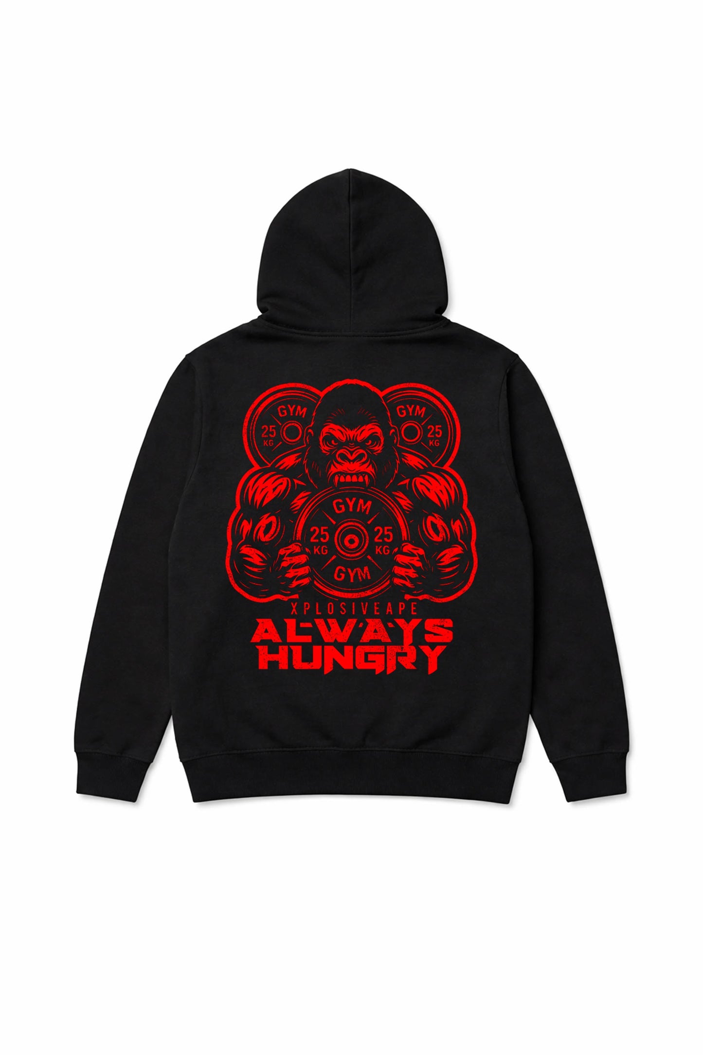 XAPE Hangry String Hoodie - Black