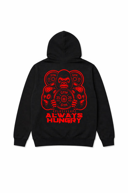 XAPE Hangry String Hoodie - Black