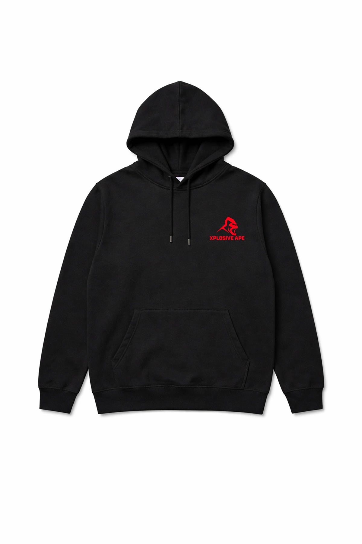 XAPE Hearts String Hoodie - Black