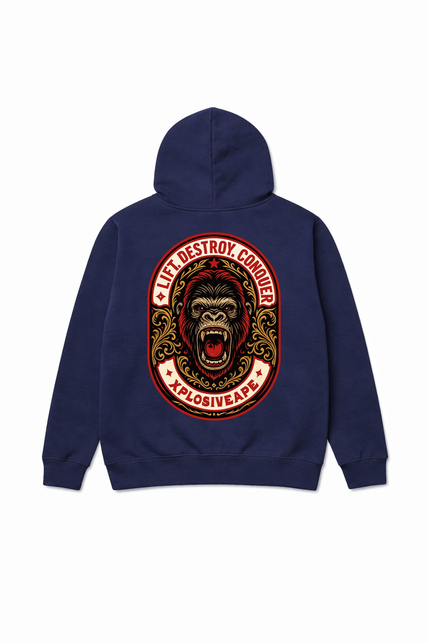 XAPE Heritage String Hoodie - Navy