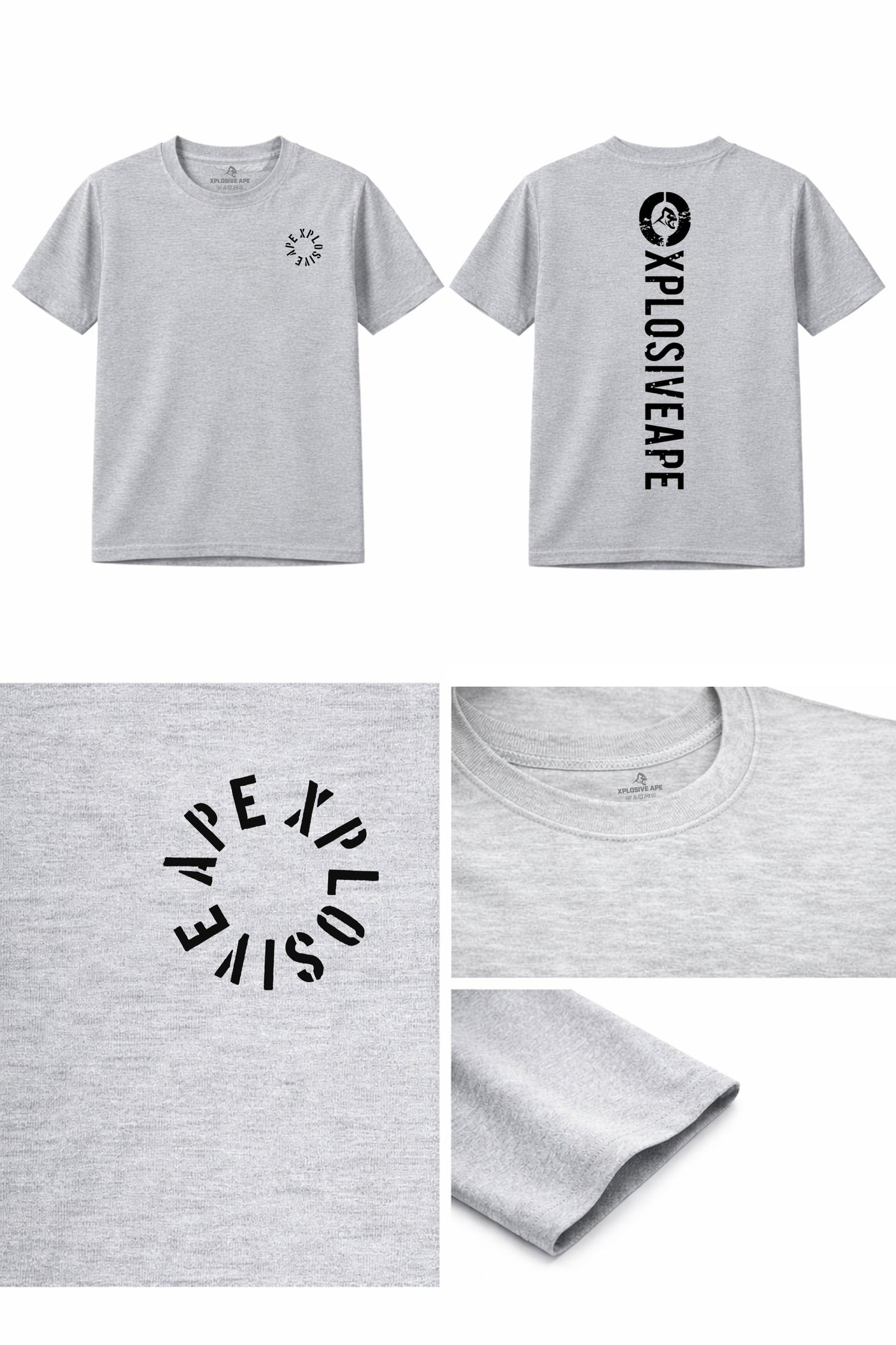 XAPE Impact Tee - Sports Grey