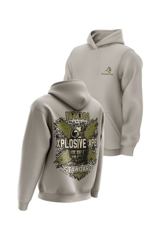 XAPE Iron Hoodie - Stone
