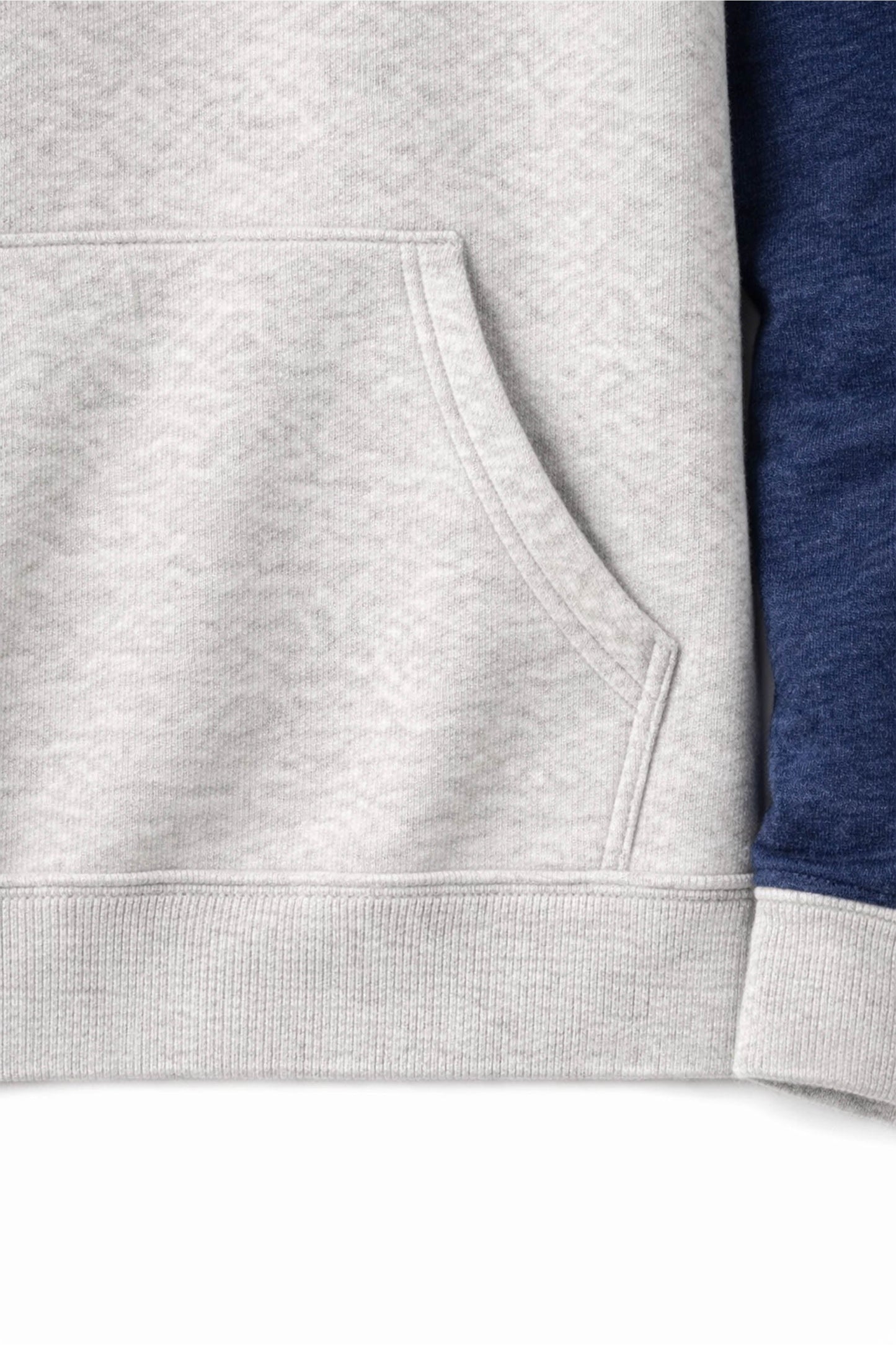 XAPE Monogram Raglan Hoodie - Oatmeal Heather/Indigo