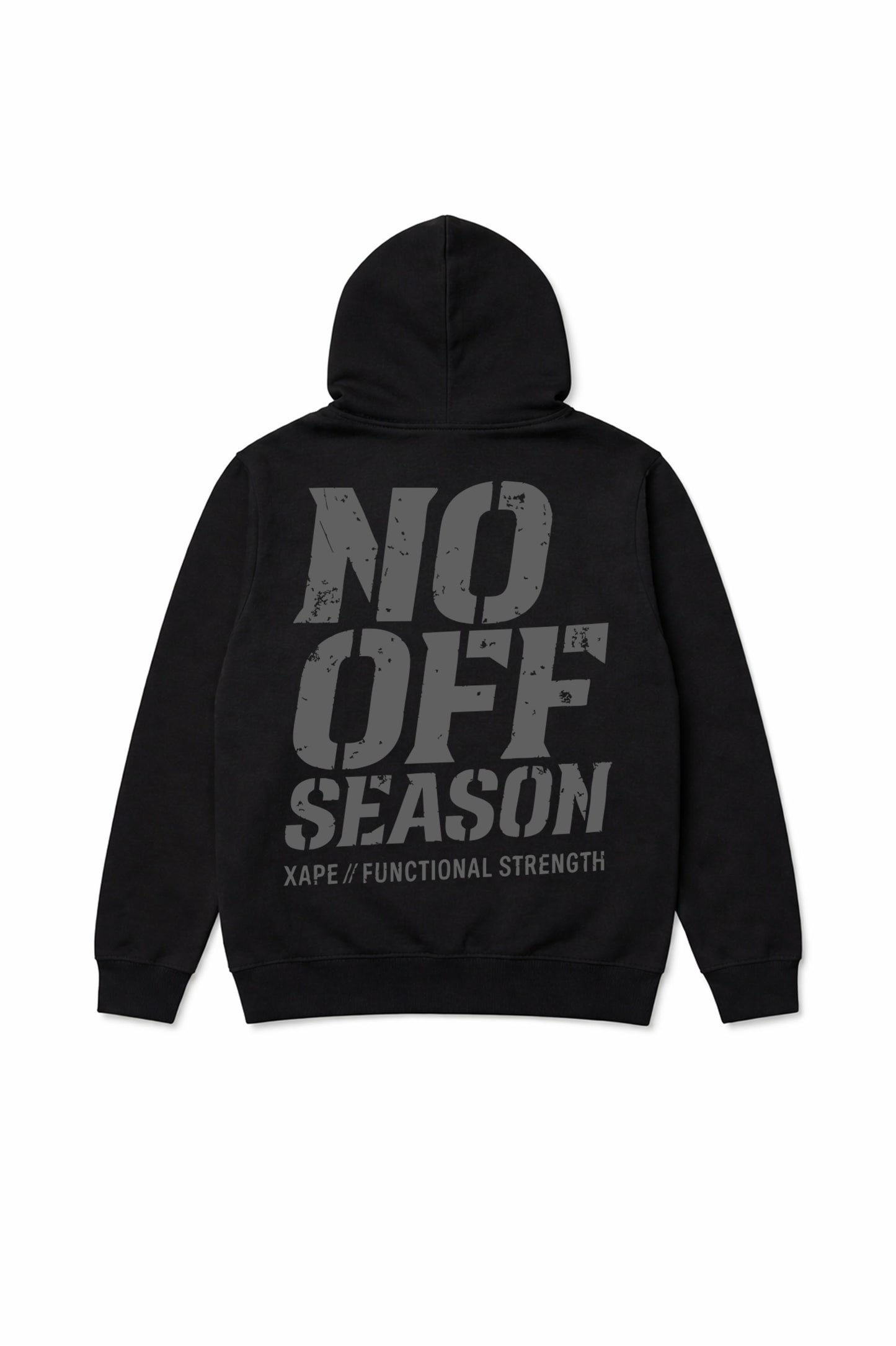 XAPE No Off Season String Hoodie - Black