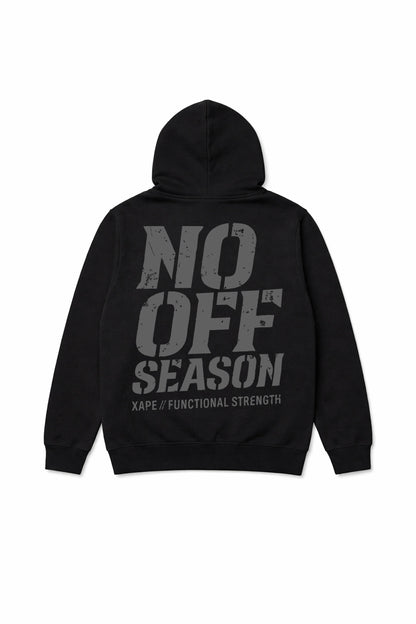 XAPE No Off Season String Hoodie - Black